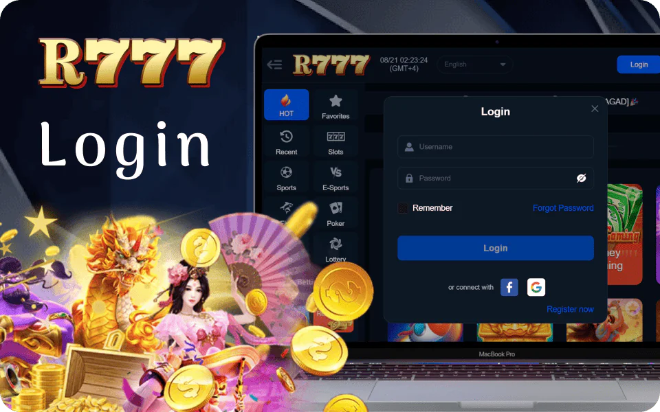 About Login Process at R777 Bet